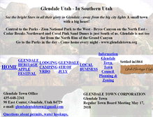 Tablet Screenshot of glendaletown.com